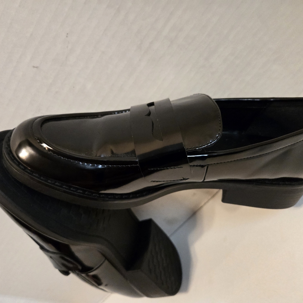 Madden Girl   Women's Penny Loafers Black Block Heel Size 10 - Picture 12 of 13